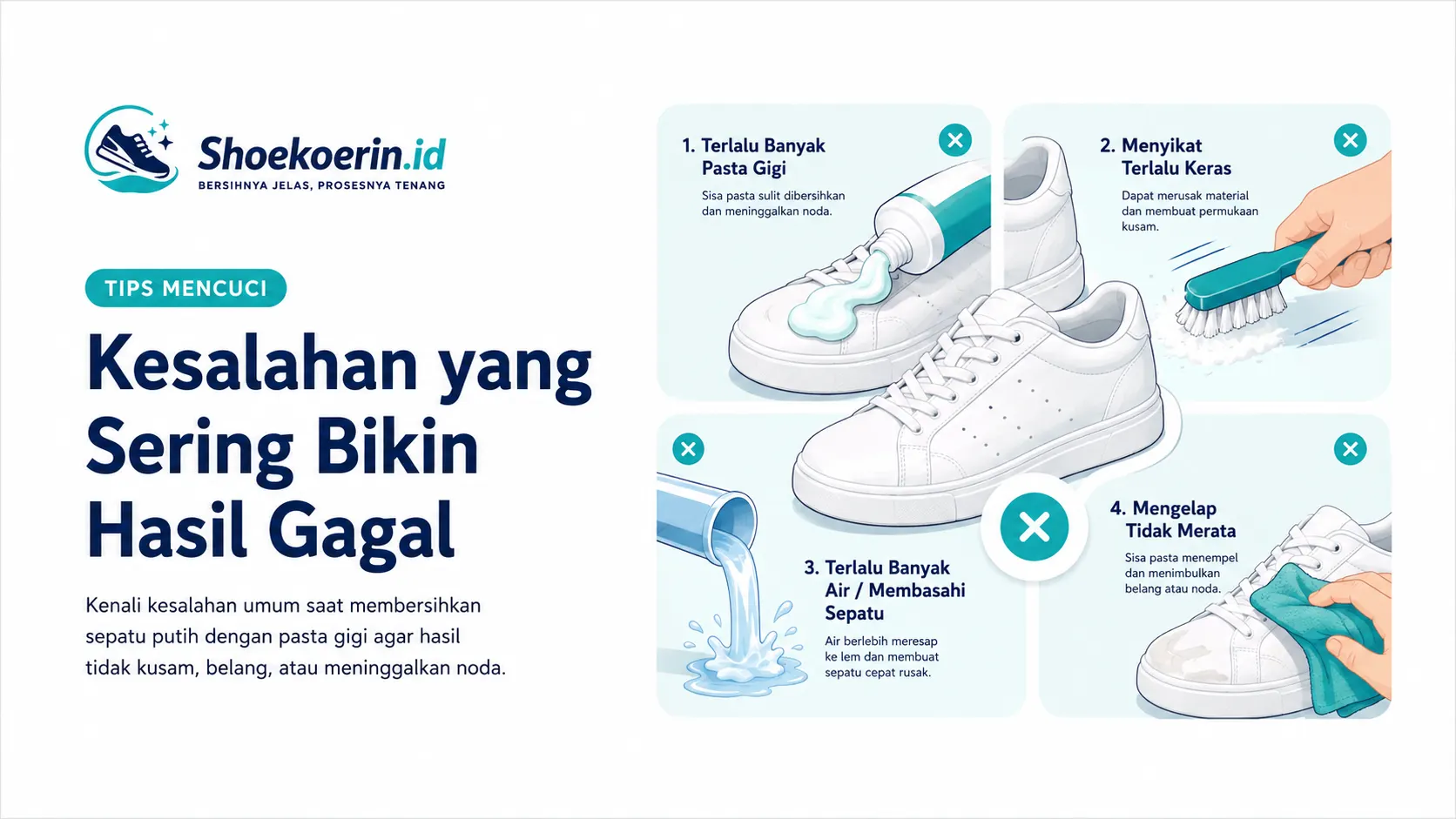 Kesalahan yang sering bikin hasil gagal Kesalahan yang sering bikin hasil gagal